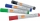 Marker pentru table si flipcharturi din sticla, varf rotund 3 mm, standard, 4 buc/cutie, diverse culori NOBO
